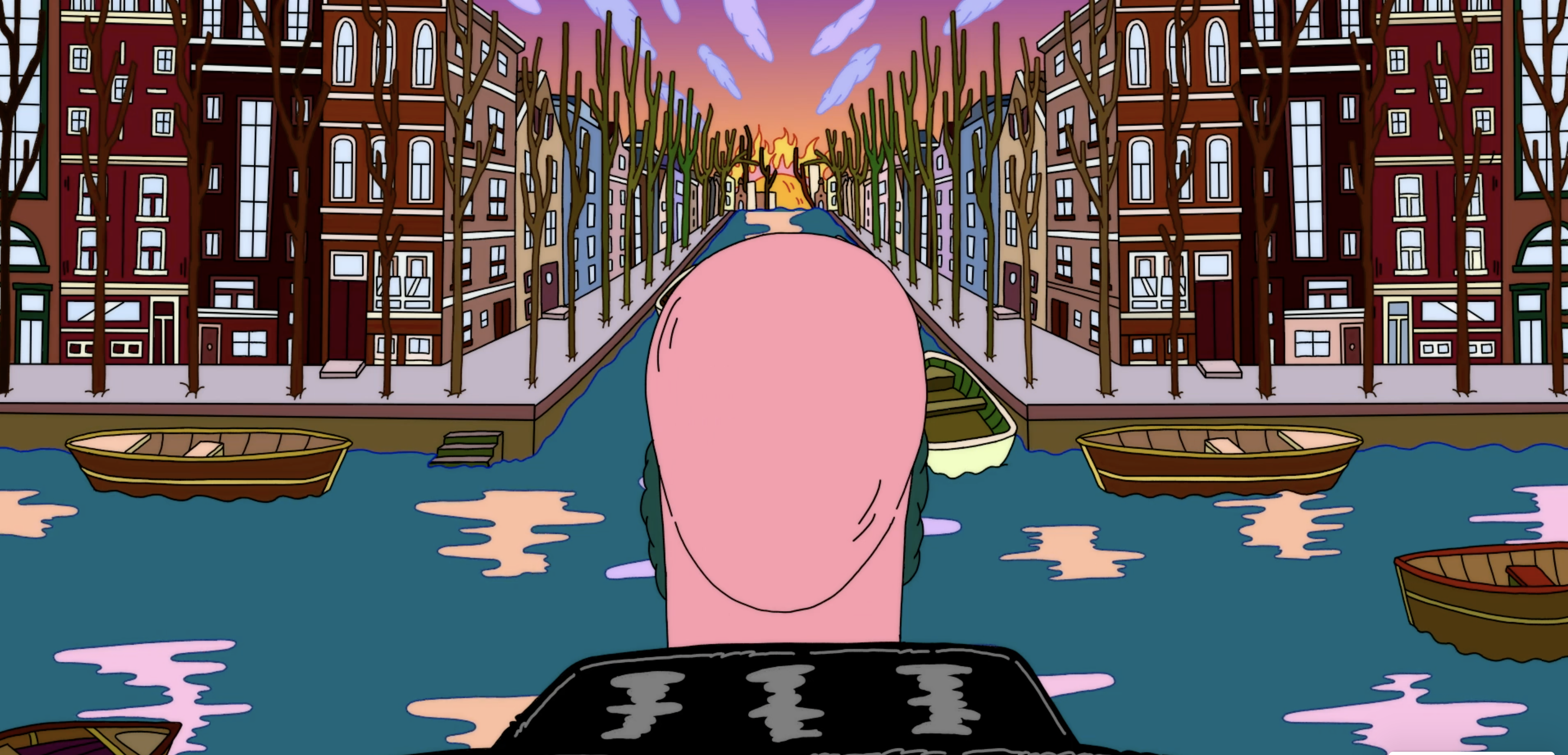 Kilometers of love  - Not to scale