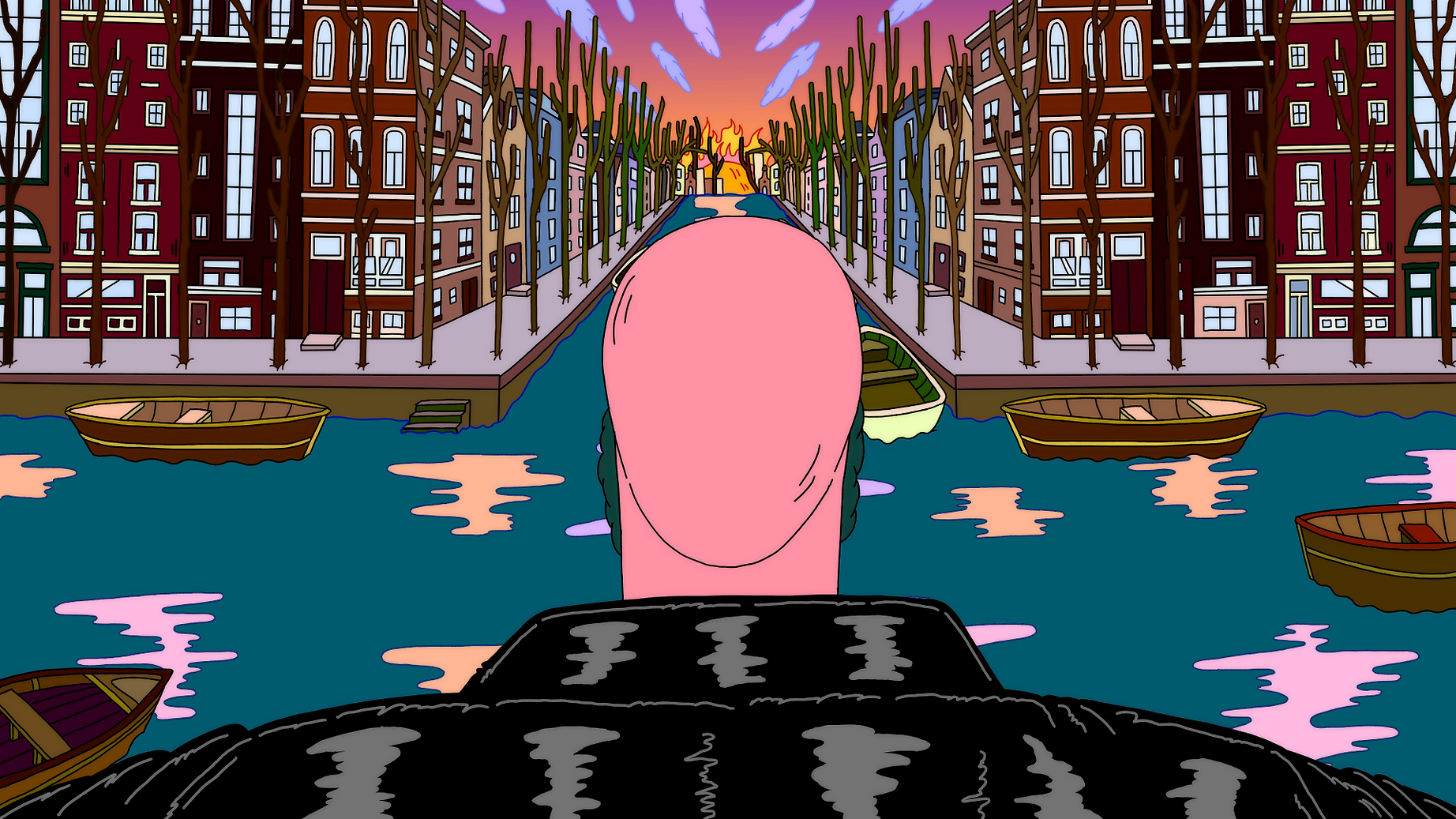 Kilometers of love - Not to scale